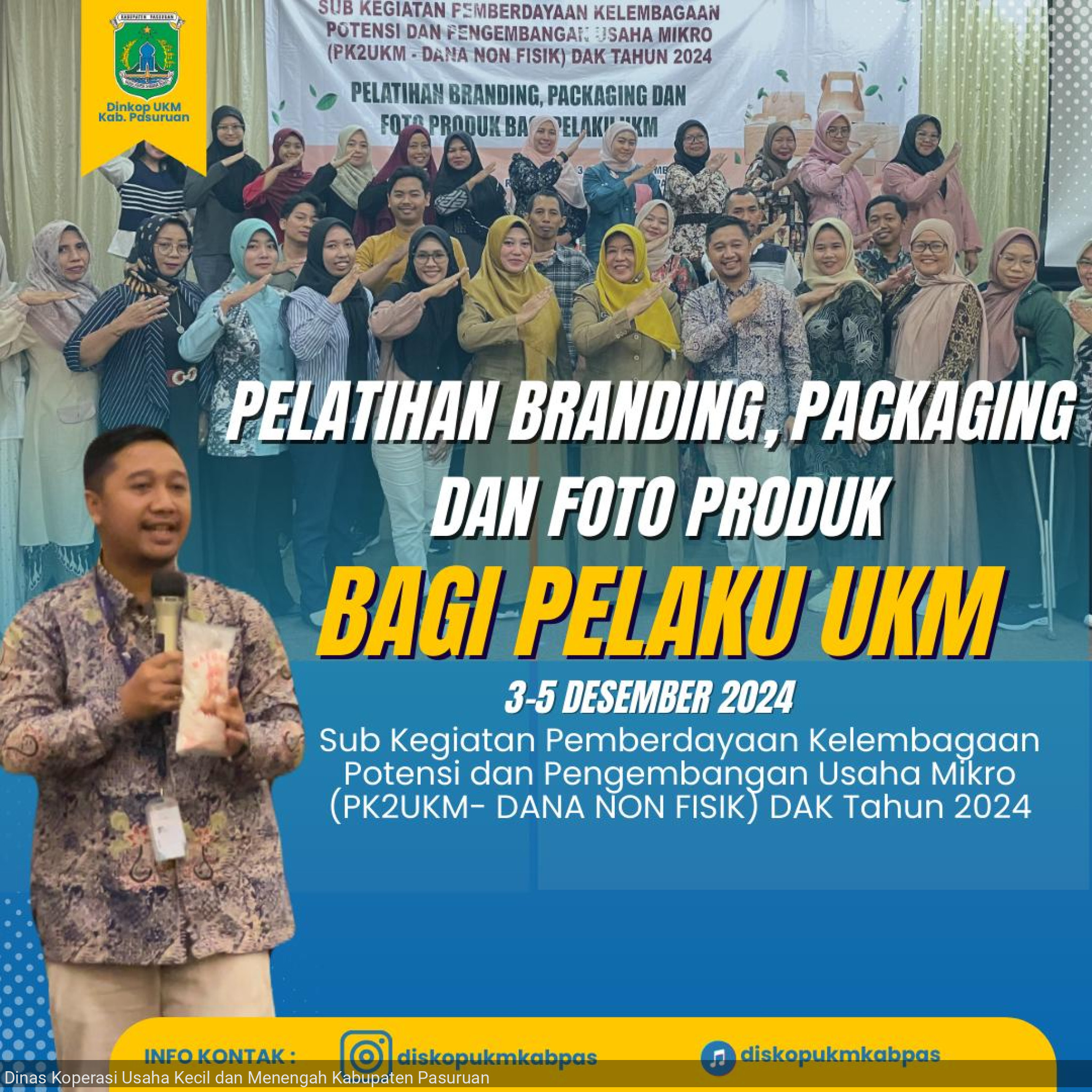 Pelatihan Branding, Packaging dan Foto Produk bagi para pelaku UKM